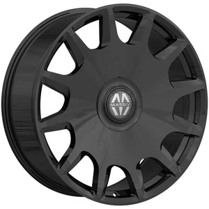 Massiv 927 CEO 24x9 5x4.5"/5x120 +30mm Gloss Black Wheel Rim 24" Inch - Picture 1 of 8
