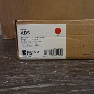 Bambu Lab ABS Red - Picture 1 of 1