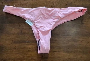 NWOT Volcom M Swim Surf CHEEKINI BIKINI BOTTOM Pink 121876 - Picture 1 of 6