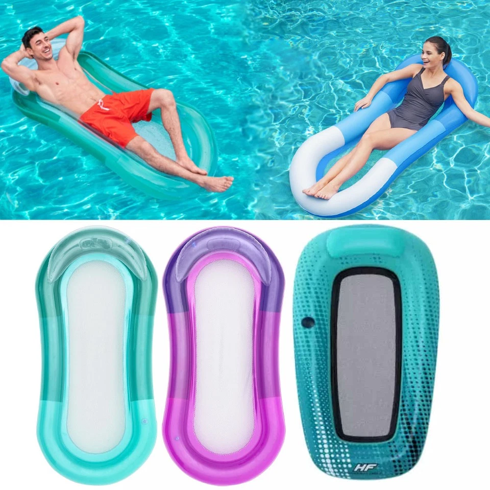 Wasserhängematte Luftmatratze mit Netz Bestway Poolliege Wasserliege Mesh  - Bild 1 von 1