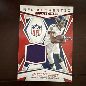 A57,783 - 2020 Rookies and Stars NFL Authentic Jerseys #27 Marquise Brown - Picture 1 of 3