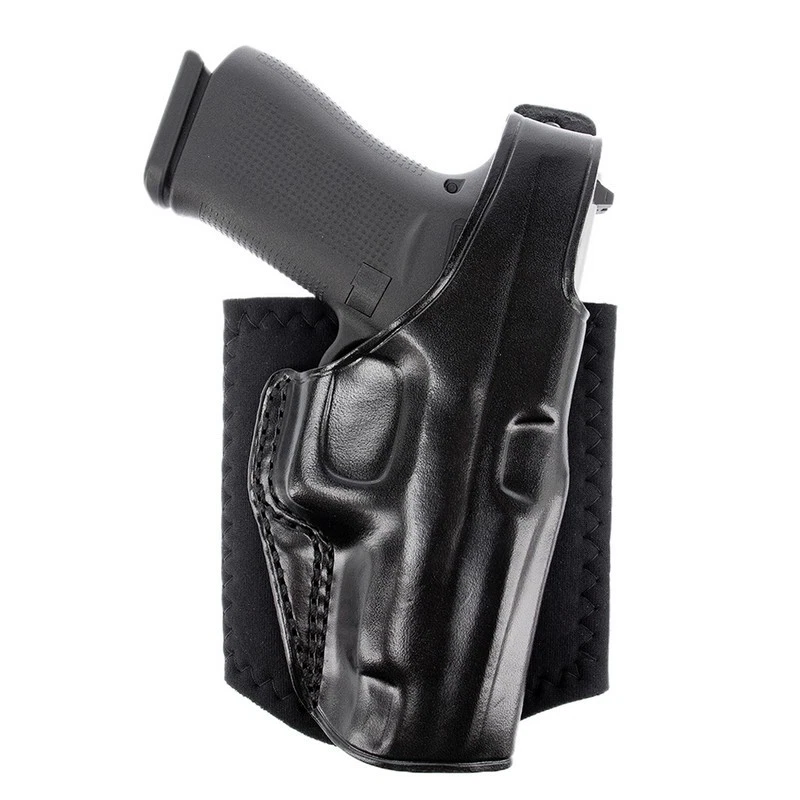 Galco Ankle Glove Leather Holster - Left Hand, Black, Thumb Break Retention - Image 1 of 1