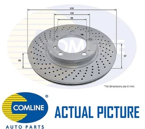 FRONT BRAKE DISCS PAIR COMLINE 2 PCS FOR PORSCHE BOXSTER 2.9 L - Picture 1 of 4