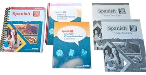 Abeka Spanish 2 Teacher Quiz/Test Keys & Literacy Comprehension Exercise Current - Picture 1 of 4