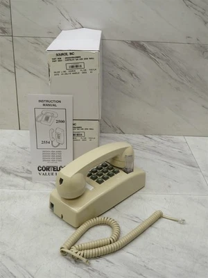 2x Cortelco Wall Phone New Old Stock 255444-VBA-20MD ASH - Image 1 of 4