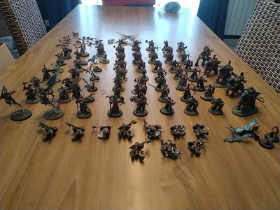 Warhammer Age Of Sigmar - Armée Lot 80 Figurines Peintes Games Workshop  - Immagine 1 di 4