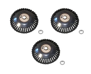 3 X 200 mm X 25,4 mm Profi Motorsense Unkrautbürste Wildkrautbürste - 36 Zöpfe - Picture 1 of 6