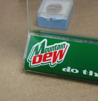 NEAR MINT 1990s era MOUNTAIN DEW DO THE DEW Old Cafe Menu Special Stand Sign - Image 1 of 4