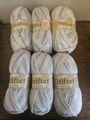 King Cole Drifter Baby DK 6x 100g Fairy Dust - Image 1 of 3