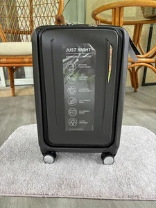 Samsonite Just Right Expandable Carry On Spinner Suitcase Color: Black - Picture 1 of 7