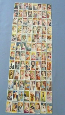 Carreras Set of 96 Famous Film Stars 1935 - Very Good to Excellent - Image 1 of 4