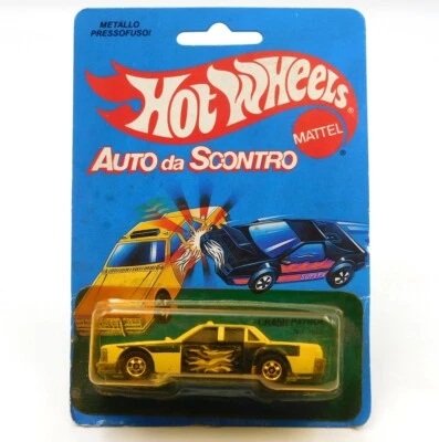 Hot Wheels 7065 Crash Patrol auto da scontro vintage die cast Hong Kong 1984 - Immagine 1 di 4