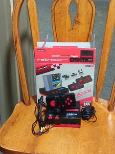 Nintendo NES Retro-Bit RB-NES-1743 Retro Entertainment System Black/Red - Works! - Picture 1 of 11