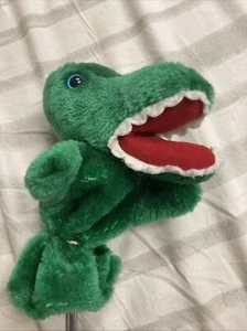 GATOR CROCODILE Golf Club Head Cover Hand Puppet Plush Animal Toy Fun Vintage - Picture 1 of 5