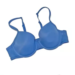 Cacique, Sujetador Acolchado Satinado Azul con Soporte Con Aros, Talla 38D - Imagen 1 de 3