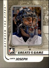 2010-11 ITG Between The Pipes Hockey #152 Curtis Joseph