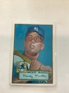 Mickey Mantle Topps de radiocontrol #311 reproducción limitada #20026 porcelana en caja-a - Imagen 1 de 4