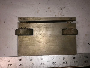 MACHINIST LATHE MILL Adjustable Height Stand Fixture Block Set Up OfC Bogart ? - Picture 1 of 4