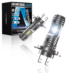 NOVSIGHT H7 LED Headlights Bulbs Lamp High/Low Beam 6500K Super Bright 10000LM - Picture 1 of 14