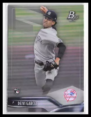 Deivi Garcia Rookie #63 2021 Bowman Platinum New York Yankees - Image 1 of 2