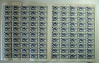 1950 Italy 1 Lira Italy To Labour - Wheel Sheet Double Full MNH