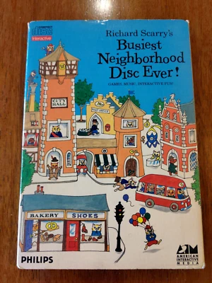 Richard Scarry's Busiest Neighborhood Disc Ever (Philips CD-i) CDI W/SLIPCOVER - Image 1 of 4