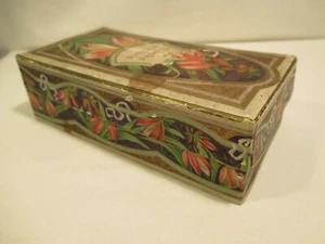 Old Art Nouveau Perfume Bottle Box Made of Cardboard: "Fleurs d'Italie" - Picture 1 of 6