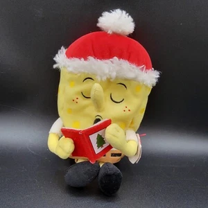 Jingle Bells Sponge Bob Christmas TY Beanie Baby SpongeBob Squarepants 8.5" - Picture 1 of 7