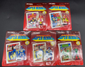 1990 Ertl DC Comics Super Heroes 5 figure lot