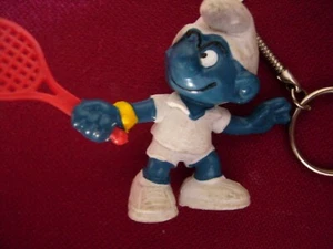 Smurf - Keychain! - Tennis Smurf - Picture 1 of 2