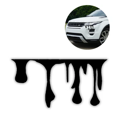 Black Bloody Flowing Horror Funny Halloween Sticker Car Truck SUV Vinyl Decal - Image 1 of 3