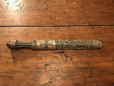 Antique Tibetan Bhutanese Fighting Dagger Knife • 250$