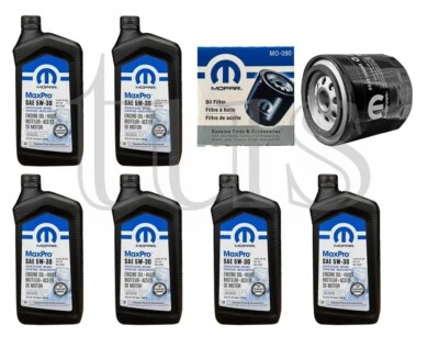 Genuine Mopar Engine Oil Change Kit 2001 Jeep Grand Cherokee 4.7L V8 oil 5w30 - Image 1 of 3