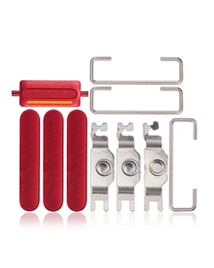 Botones Duros (Encendido/Volumen/Interruptor) Compatible para iPhone SE (2022) (Rojo) - Imagen 1 de 1