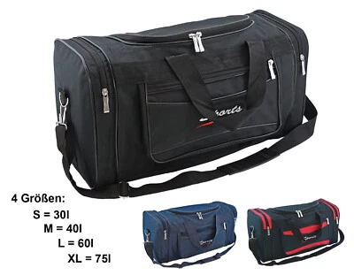 Gym Bag Shoulder Travel Bag Casual Touring Holiday - 4 Sizes up to 75L - Image 1 of 4