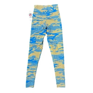 LA Chargers Zubaz Camo NFL Team Apparel Medium Blue Women's Leggings NWT - Picture 1 of 5
