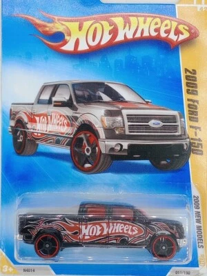 2009 Hot Wheels #11 New Models 11/42 FORD F-150 Black Variant w/Black OH5 Sp - Image 1 of 3
