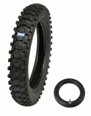 Reifen Mantel 90/100-16 mit Schlauch Dirtbike Pitbike Moto Cross HMParts - Bild 1 von 4