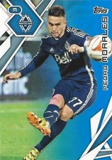 2015 Topps Major League Soccer Blue Base Parallel Card Numbered to /50 (126-150)