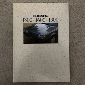1991 SUBARU SEDANS & WAGONS International Brochure TURBO LEONE 1800 1600 1300 - Picture 1 of 7