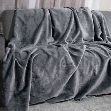 King Waterproof Throw Blanket XL 80 x 80 Inch Pets Couch Chair Bed