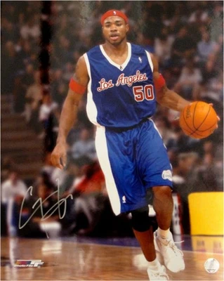 Foto autografiada firmada por Corey Maggette 16x20 Los Angeles Clippers regate izquierda Foto 1 de 2