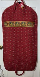 Country Provençal’s Quilted Garment Cover Red Yellow Green Paisley Design NWT - Picture 1 of 15