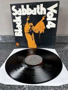 RARE LP VINYL ALBUM BLACK SABBATH VOL.4 UK 1ST PRESS VERIGO SWIRL LABEL NM/VG+ - Picture 1 of 10
