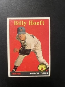1958 Topps Baseball Set Break #13 BILLY HOEFT EX-EXMT! - Picture 1 of 2