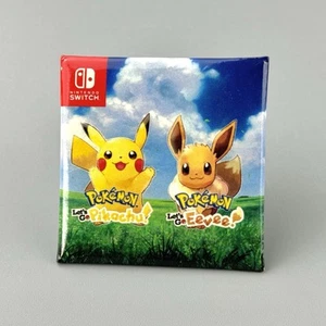 Pokemon Let's Go Pikachu & Eevee Promo Pin - Nintendo Switch Promo 2018 - Bild 1 von 10