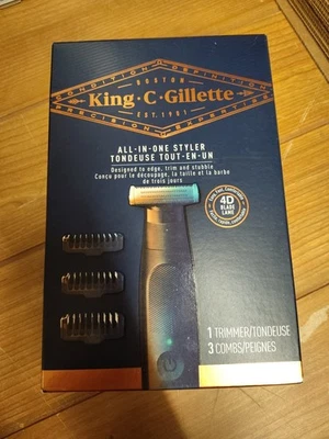 King C. Gillette многофункциональная беспроводная бритва с отделкой по краям щетина - Изображение 1 из 2
