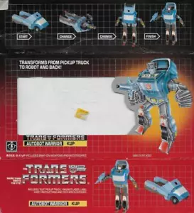 Transformers Original G1 1986 Kup Front Box Art Box - Picture 1 of 1