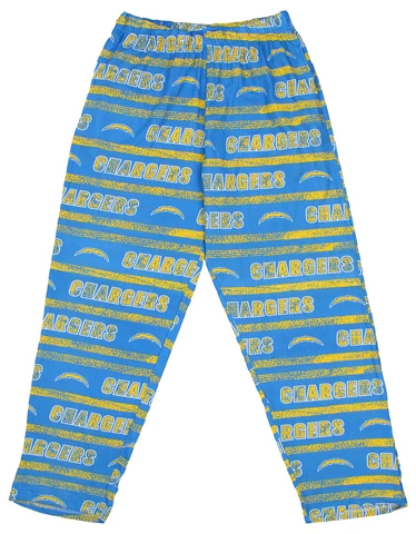 Zubaz NFL Men's Los Angeles Chargers Static Lines Comfy Pants Cover
