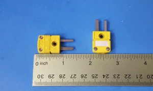 2 piezas - Conector de termopar miniatura, SMPW-K-M, OMEGA, tipo K - Imagen 1 de 2